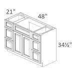 V4821DD Belmont Cafe Glaze Pre-Assembled