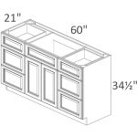 VDDB60 Charleston Cappuccino RTA