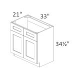 VSB33-34 Chatham Linen Shaker Pre-Assembled