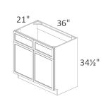 VSB36-34 Sonoma Slim Desert Oak Shaker Pre-Assembled