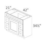 VSD42 Chatham Desert Oak Shaker Pre-Assembled
