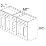 VSD60D Chatham Cobblestone Shaker Pre-Assembled