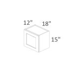 W1815 Chatham Pitch Black Shaker Pre-Assembled