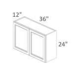 W3624 Walnut Shaker Pre-Assembled
