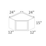 WDC2415 Sonoma Slim Desert Oak Shaker Pre-Assembled