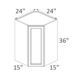 WDC243615 Walnut Shaker Pre-Assembled