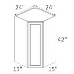 WDC244215 Walnut Shaker Pre-Assembled