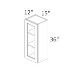 WM1536H Classic White Shaker Pre-Assembled