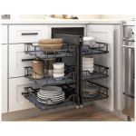 Extra Black Nickel Baskets for 15" STORAGE WITH STYLEÂ® Blind Corner Organizer