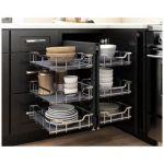 Extra Polished Chrome Baskets for 15" STORAGE WITH STYLEÂ® Blind Corner Organizer