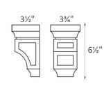 CORBEL75S Rumson Grey