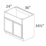 FSB36 York Slim Blue Shaker RTA