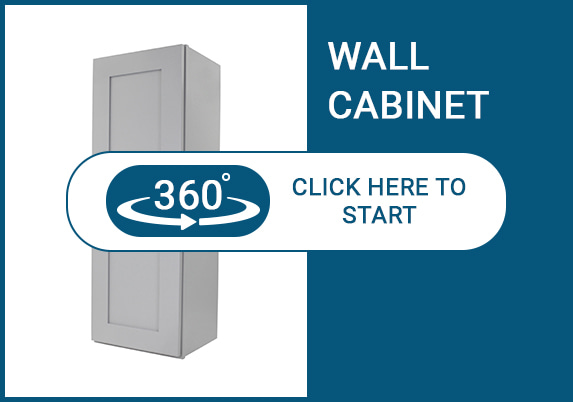 Bridgeport Grey Shaker Wall Cabinet