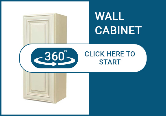 Charleston Cream Wall Cabinet