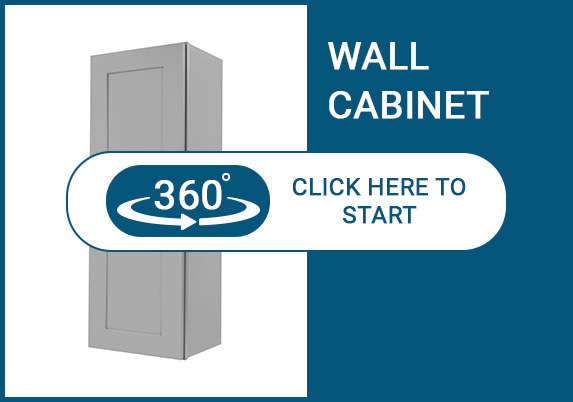 Classic Grey Shaker Wall Cabinet