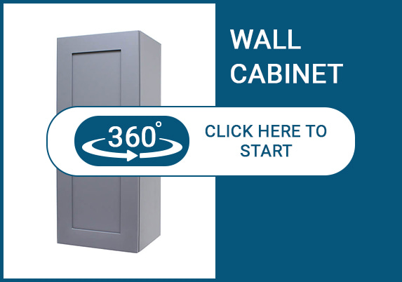 Madison Grey Shaker Wall Cabinet