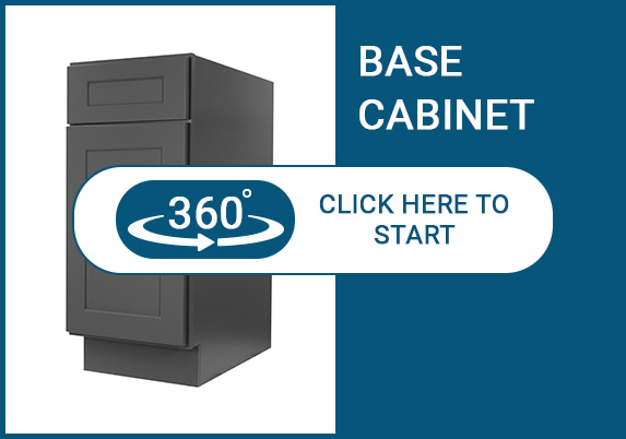 Salem Grey Shaker Base Cabinet