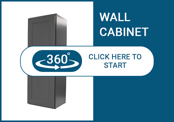 Salem Grey Shaker Wall Cabinet