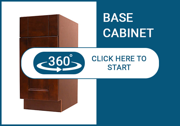 Walnut Shaker Base Cabinet