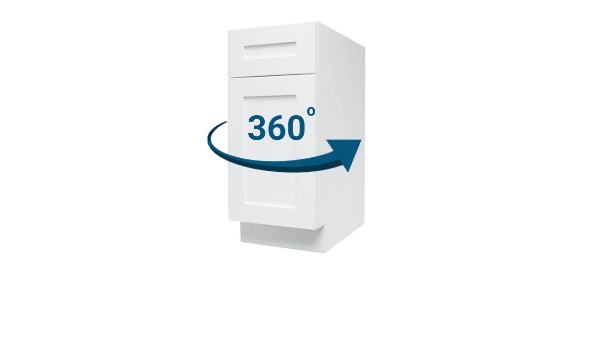 Salem White Shaker Base Cabinet