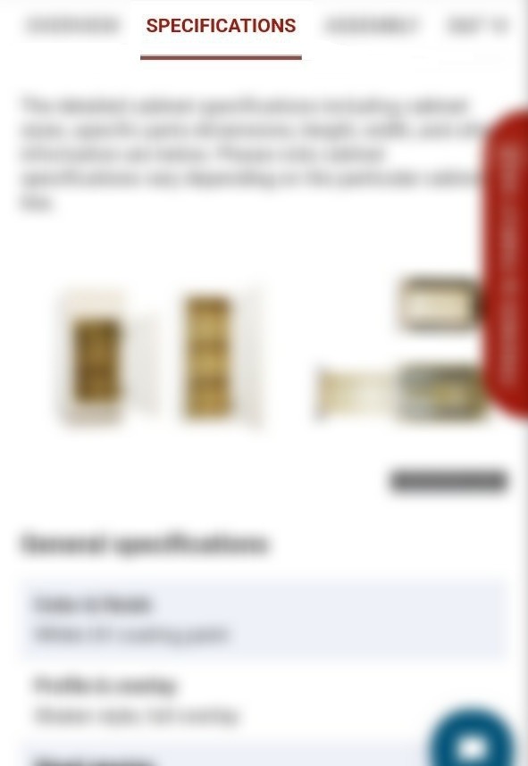 Cabinet Specifications