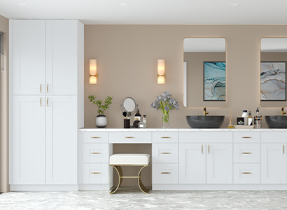 Anchester White - Pre-Assembled Kitchen Cabinets
