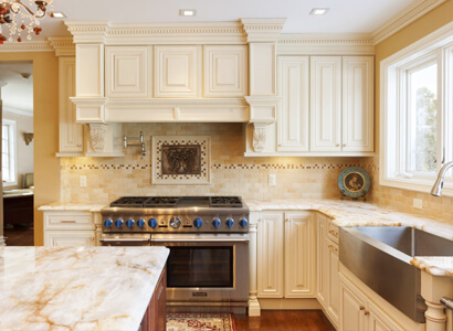 Belfast Cream Glaze - Pre-Assembled Kitchen Cabinets