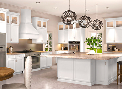 Bergen Latte - Pre-Assembled Kitchen Cabinets