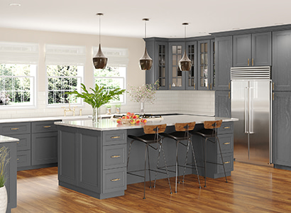 Bristol Grey - Ready to Assemble Kitchen Cabinets
