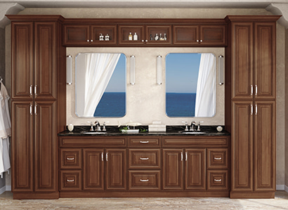 Charleston Cappuccino - Ready to Assemble Bathroom Vanities