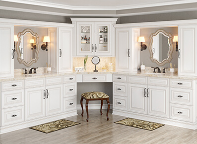 Charleston Cream - Ready to Assemble Bathroom Vanities