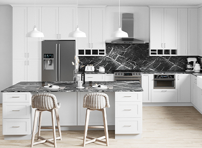 Chatham Frost - Pre-Assembled Kitchen Cabinets
