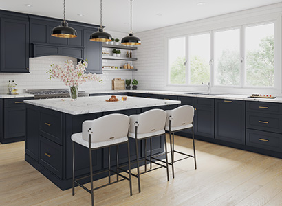 Chatham Indigo - Pre-Assembled Kitchen Cabinets