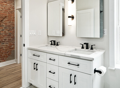 Classic White Shaker - Pre-Assembled Bathroom Vanities