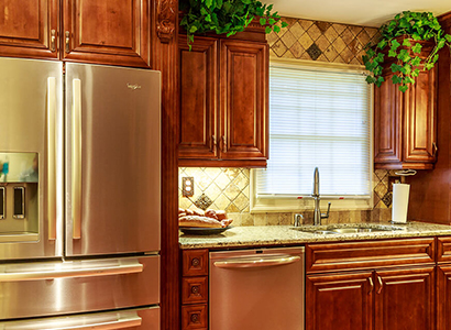 Coffee Cherry - Pre-Assembled Kitchen Cabinets