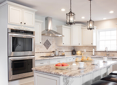 Dark Cream Glaze - Pre-Assembled Kitchen Cabinets