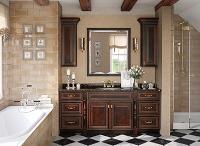 Edinburgh Espresso - Pre-Assembled Bathroom Vanities