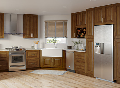 Nutmeg Modern - Pre-Assembled Kitchen Cabinets