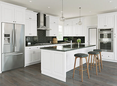 Hallmark Frost - Pre-Assembled Kitchen Cabinets