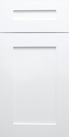 Madison White Shaker Front Door