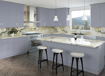 Malibu Ocean Blue - Pre-Assembled Kitchen Cabinets