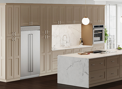 Malibu Oyster - Pre-Assembled Kitchen Cabinets