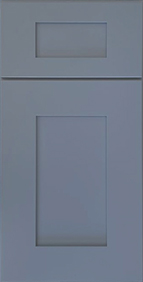 Newport Blue Shaker Front Door