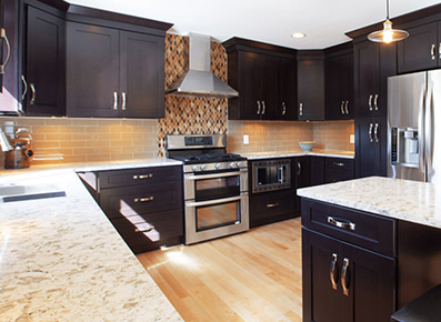 Newport Espresso Shaker - Ready to Assemble Kitchen Cabinets
