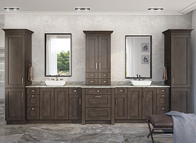 Newport Smoke Shaker - Ready to Assemble Bathroom Vanities