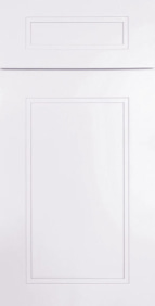 Preston White Front Door