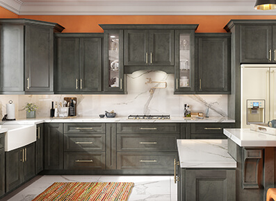 Preston Dark - Ready to Assemble Kitchen Cabinets