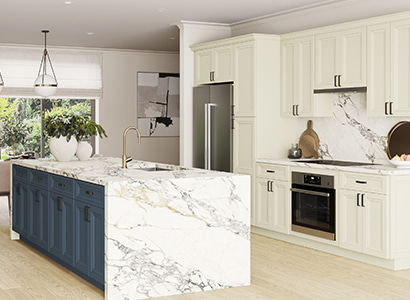 Princeton Cloud White - Pre-Assembled Kitchen Cabinets
