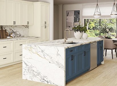 Princeton Denim Blue - Pre-Assembled Kitchen Cabinets