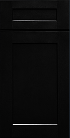 Salem Black Shaker Front Door